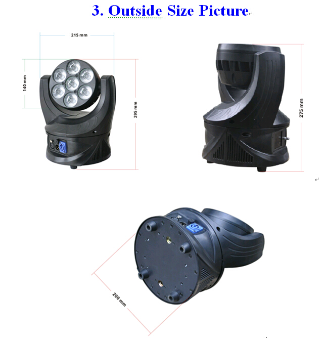 Ledmemove F1 Endless Rotating led Moving Head product picture