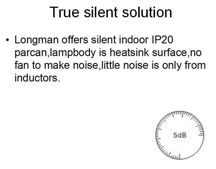 indoor lighting avoid noise