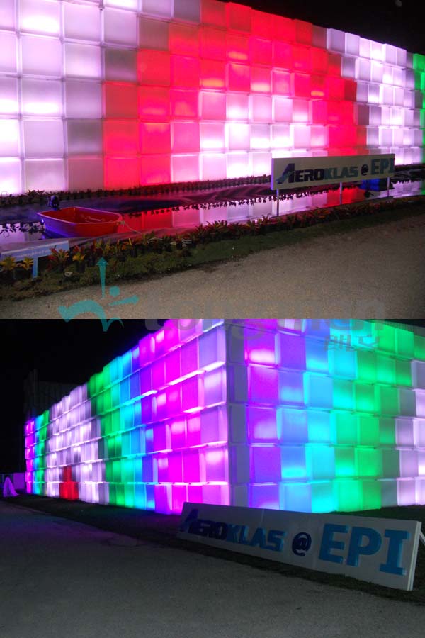 Outdoor RGBW LED pixel wall washer