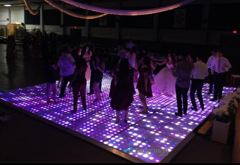 led dance floor for party