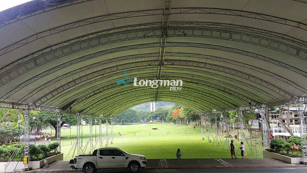 Philippine customer use aluminum stage truss for outdoor event 