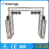 Free shipping:16.6ft Square Aluminum Double Truss Target Post Lighting System Extra 1.5m Uprigh