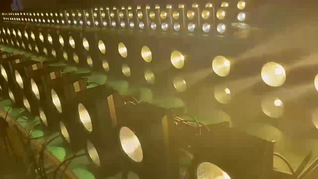 Led blinder light, LED Blinder Fixtures, matrix dot blinder light, Individually controllable COB blinders，TV studio blinder systems，Concert stage blinders
