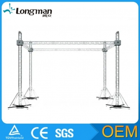 Free shipping: 20x 9.84ft Square Segments & Chain Stage Hoists Display Truss for Tower Stage Roofing